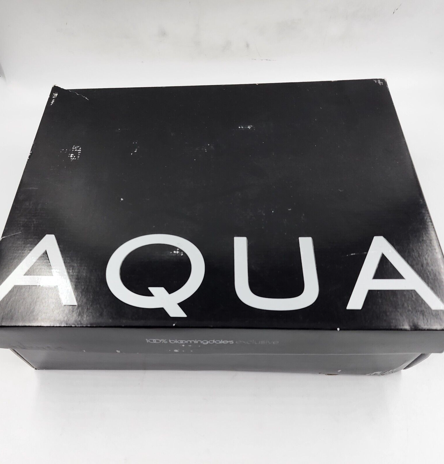 AQUA AQ Sweet Block Heel Platform Sandals Women's 8.5 Black Buckle Closure - Picture 3 of 19