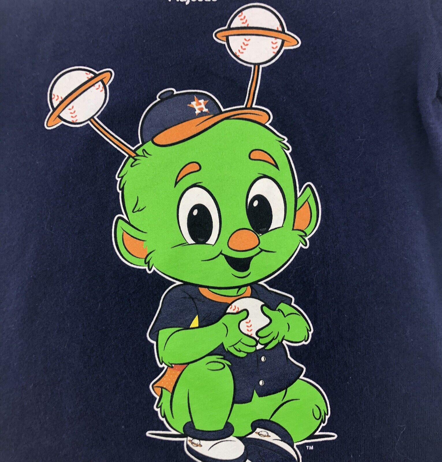 【ひっぽ】　astrostuffs Tシャツ MLB Boys' Outerstuff Houston Astros Baby Mascot 