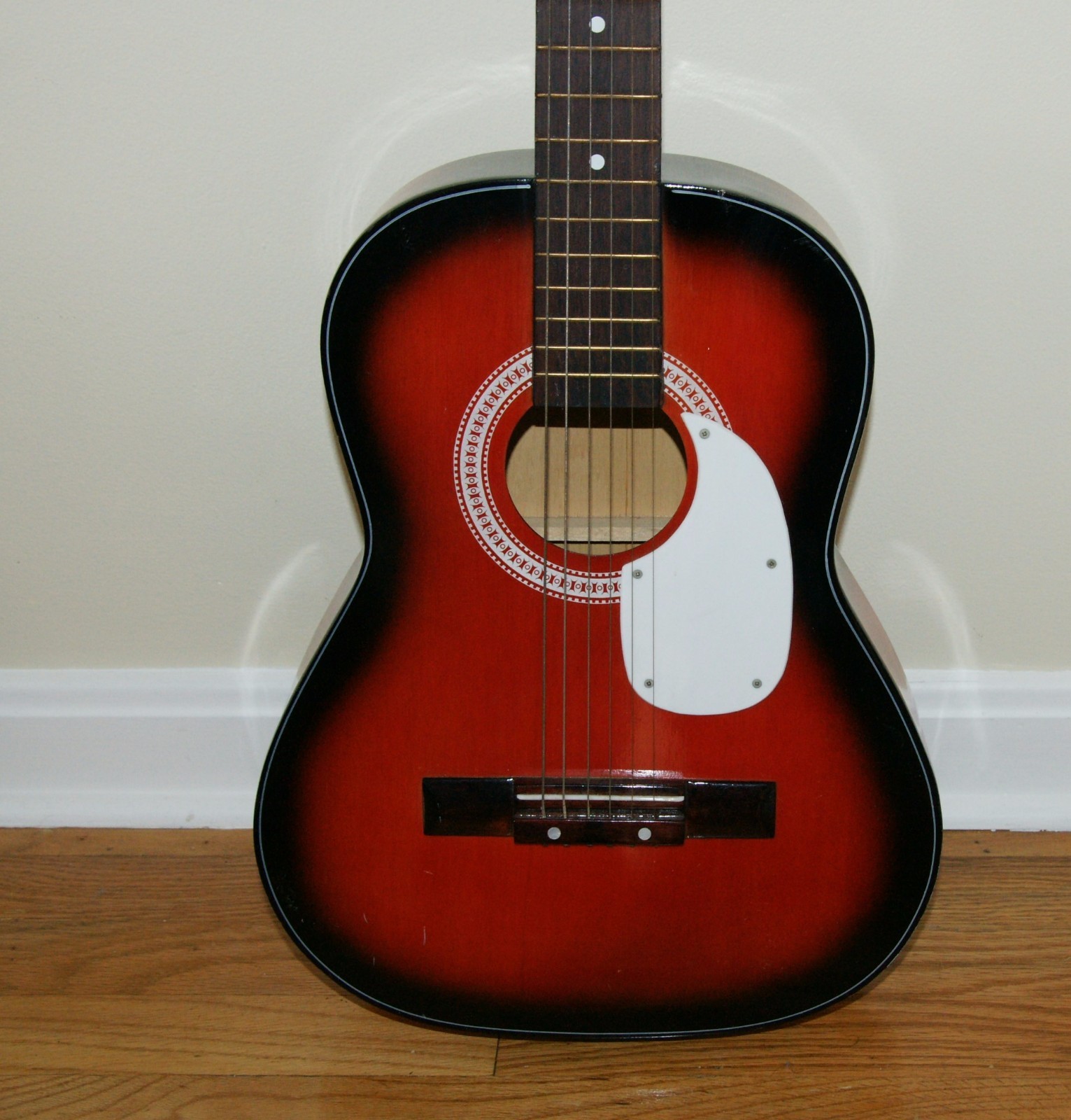 Vintage Sears Classic Acoustic Folk Guitar