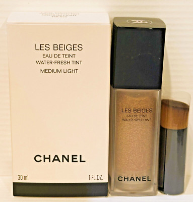 CHANEL LES BEIGES WATER FRESH TINT 30 ml / 1 oz  full sz new in box MEDIUM LIGHT
