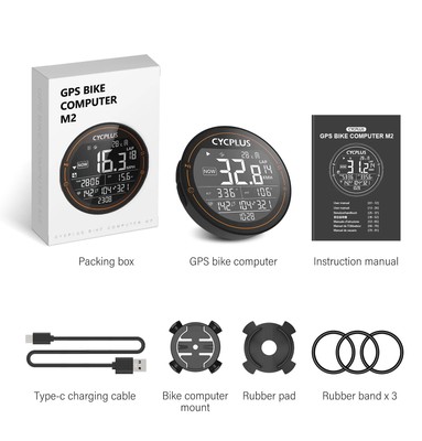 GPS Bike Computer Wireless ANT+ Bluetooth Waterproof Speedometer Cyclocomputer