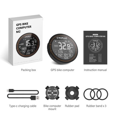 CYCPLUS M2 Bicycle Computer GPS Wireless ANT+ Bluetooth Waterproof Speedometer