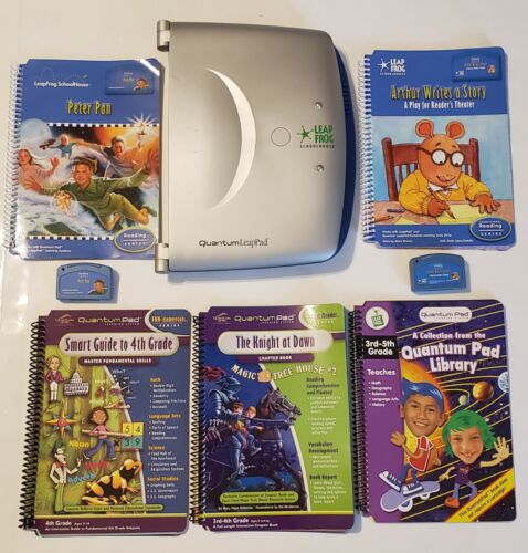 Quantum Leap Pad with 5 Books and 2 Cartridges