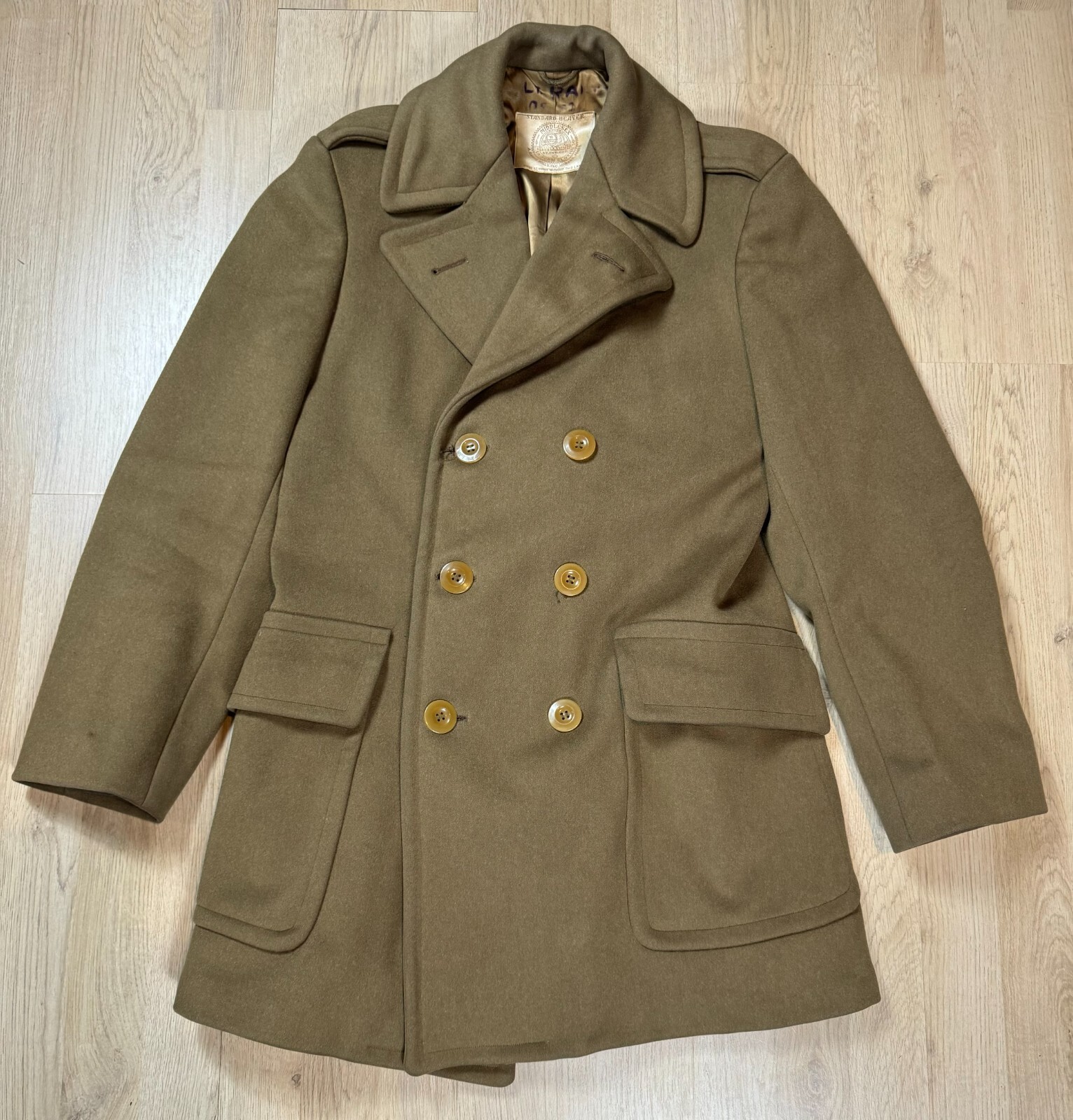 US Army M-1926 Officer Overcoat Mackinaw Jacket Coat US Army M-1926 Officer Overcoat Mackinaw Jacket Coat