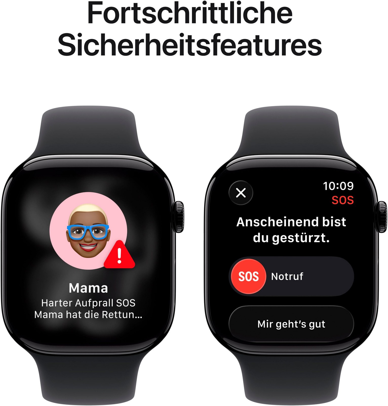 APPLE Watch S11 GPS 42mm Alugehäuse Sportband Black M/L MEQU4ZR/A B-WARE - Bild 6 von 6