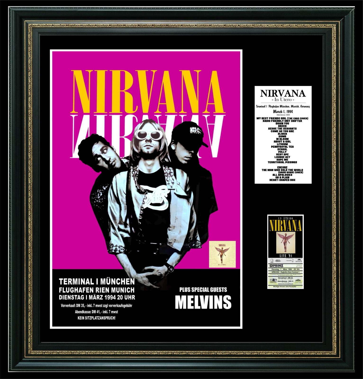 アンダーカバーLAST SHOW インビテーションポスター NIRVANA アンダーカバーLAST SHOW インビテーションポスター NIRVANA