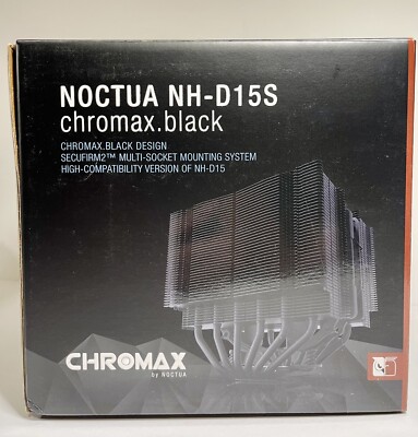 NH-D15S Chromax.Black, Premium Dual-Tower CPU Cooler with NF-A15 PWM N26v