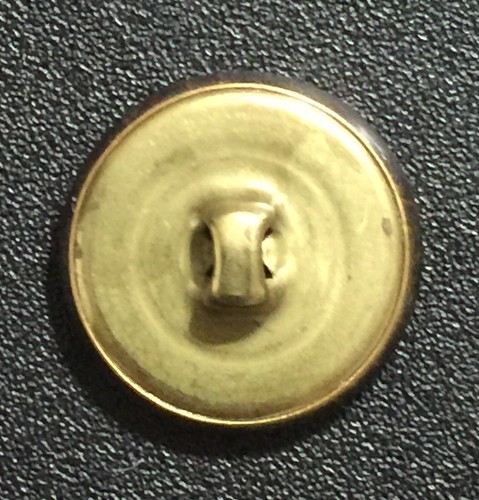 Vintage Brass Button Jumping Horse Equestrian