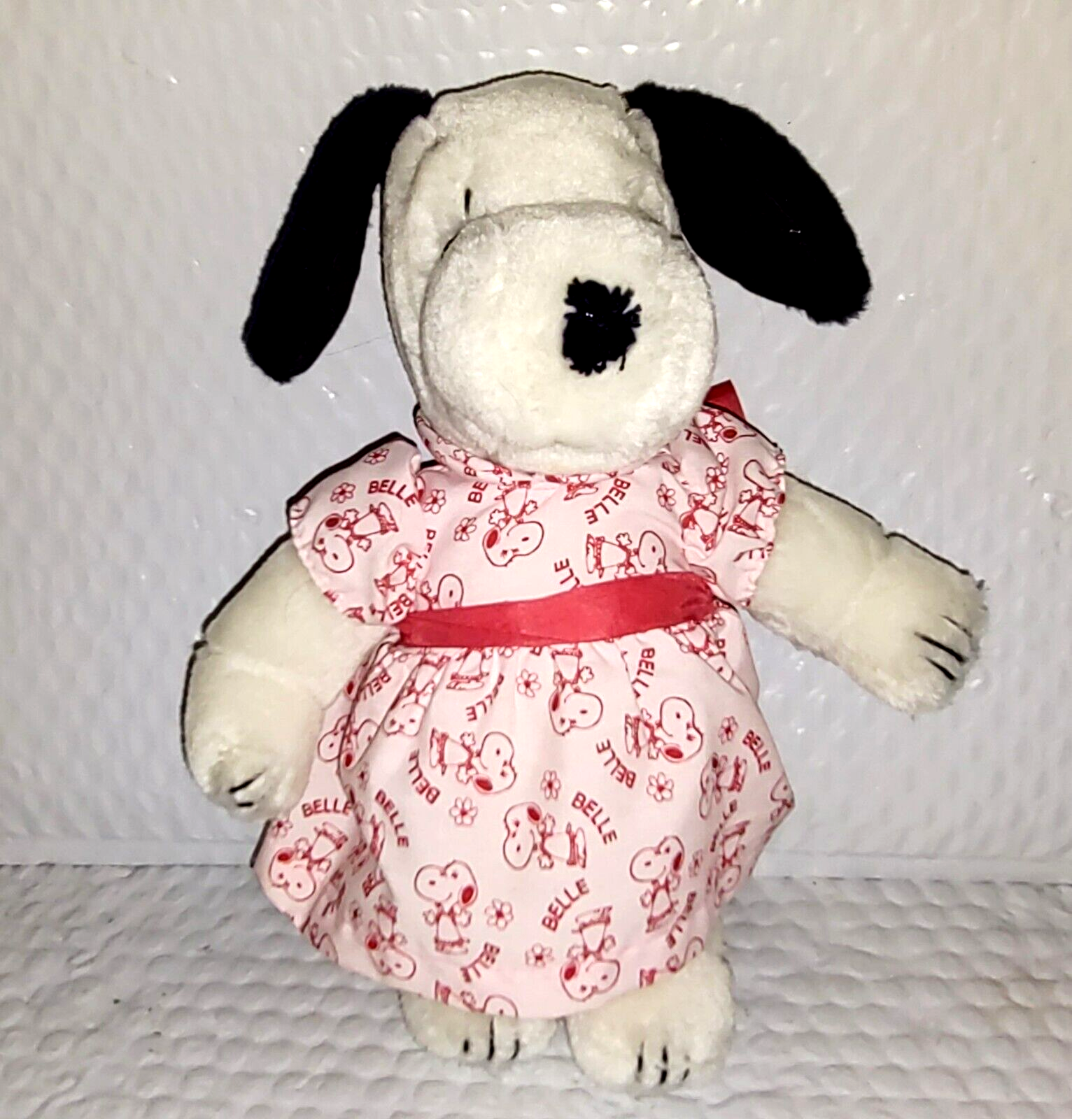 Determined Productions Peanuts BELLE Snoopy's Sister Dog White Fur