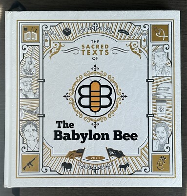 The Sacred Texts of the Babylon Bee Volume 1 Hardcover Book Adam Ford
