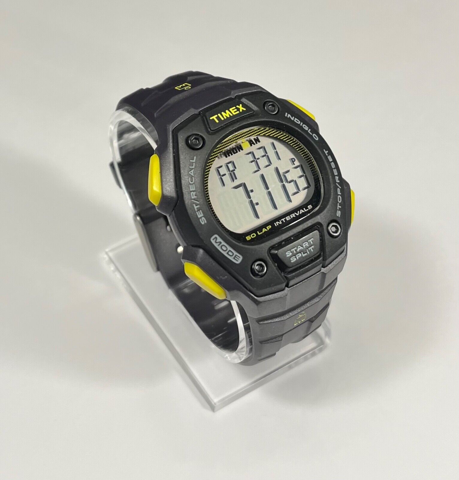 Timex Ironman Triathlon Indiglo WR 100M Digital Watch 30 Lap Timex Ironman Triathlon Indiglo WR 100M Digital Watch 30 Lap