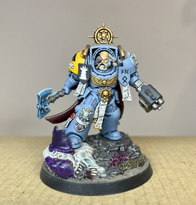 Warhammer 40k Leviathan Space Marine Space Wolves Terminator Captain Painted