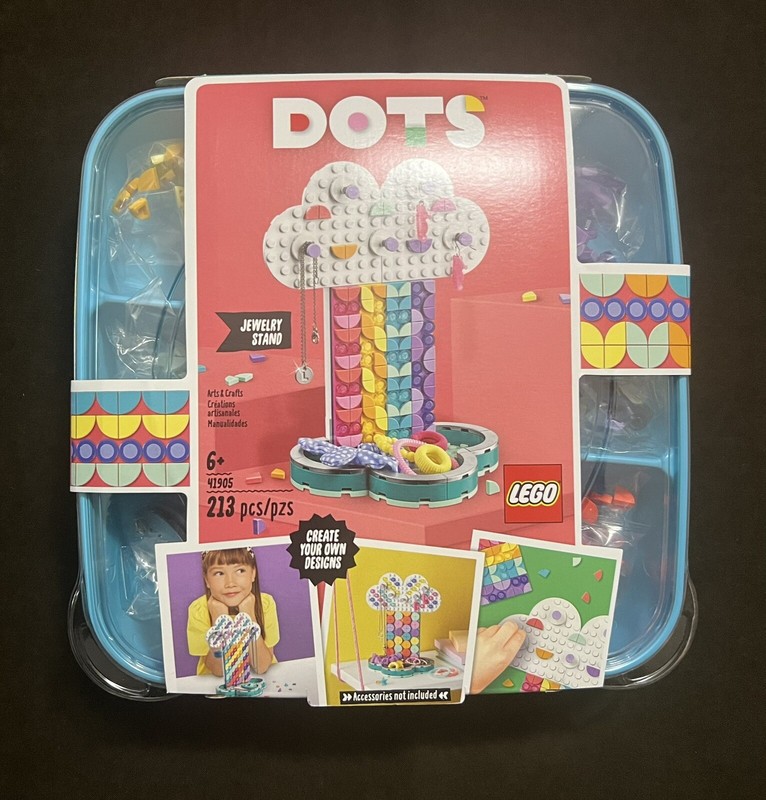 LEGO DOTS Rainbow Jewelry Stand 41905 Retired DIY Craft NEW