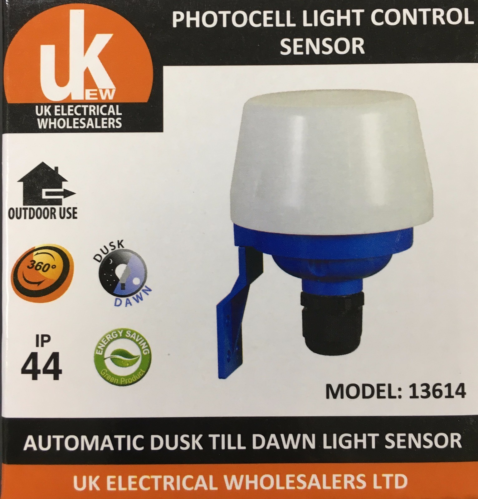 20A Photocell Outdoor Light control Switch IP44 Dusk Till Dawn Sensor