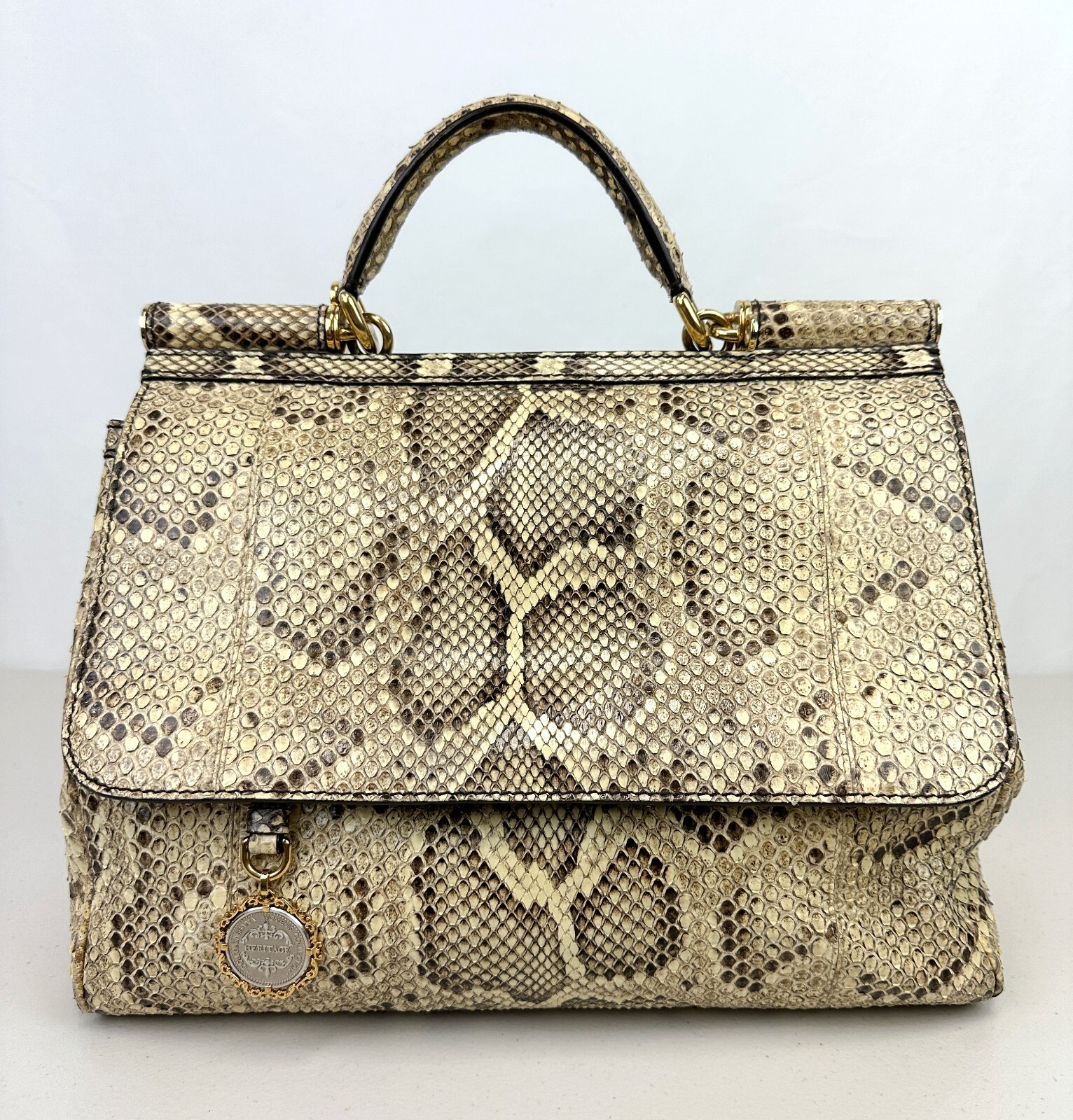 dolce and gabbana snakeskin bag