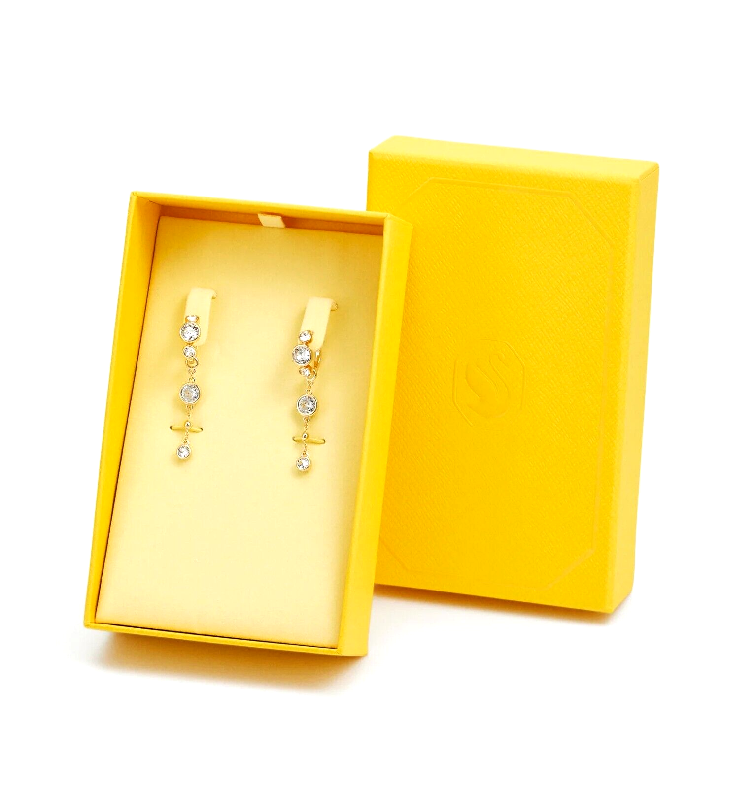 New in Gift Box 5680097 Authentic SWAROVSKI Gold Crystal