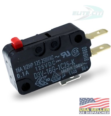 OMRON Miniature Microwave Switch Replace Part#  28QBP0495 4392027 WB24X10103