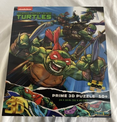 Nickelodeon TMNT (2023) 500pc Prime 3D Puzzle (24 in x 18 in) New Open Box