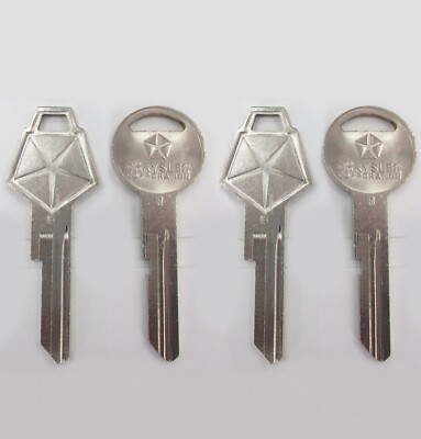 1966-1985 Dodge Mopar Chrysler Plymouth Pentastar Ignition Door Trunk Key Blanks