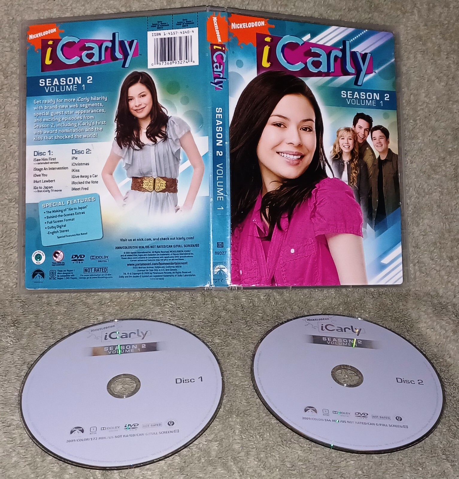 iCarly DVD SEASON1 VOLUME2 英語版 iCarly DVD SEASON1 VOLUME2 英語版 - メルカリ