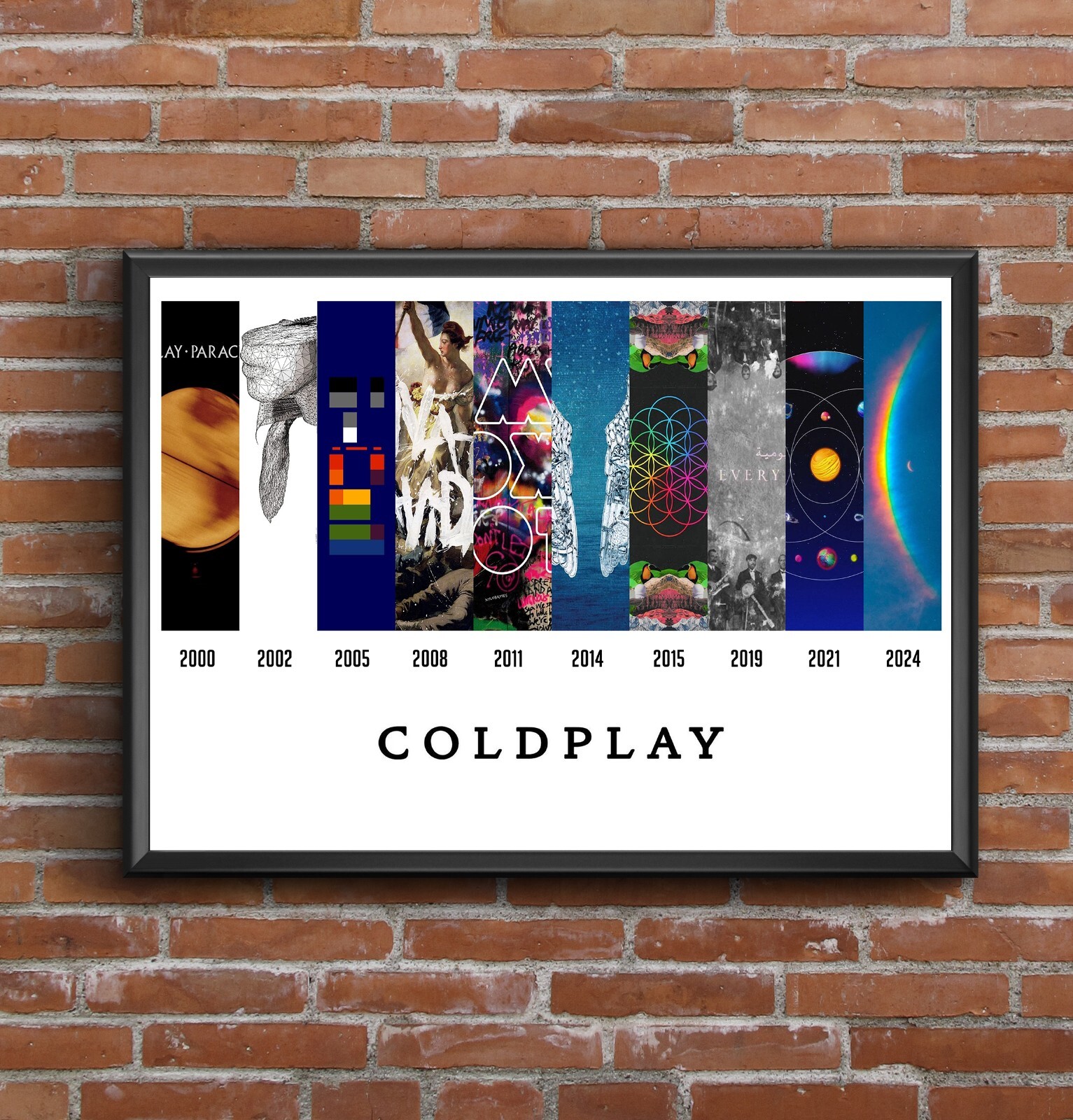 COLDPLAY 日本1500枚限定 リトグラフ　ポスター ART – Coldplay UK