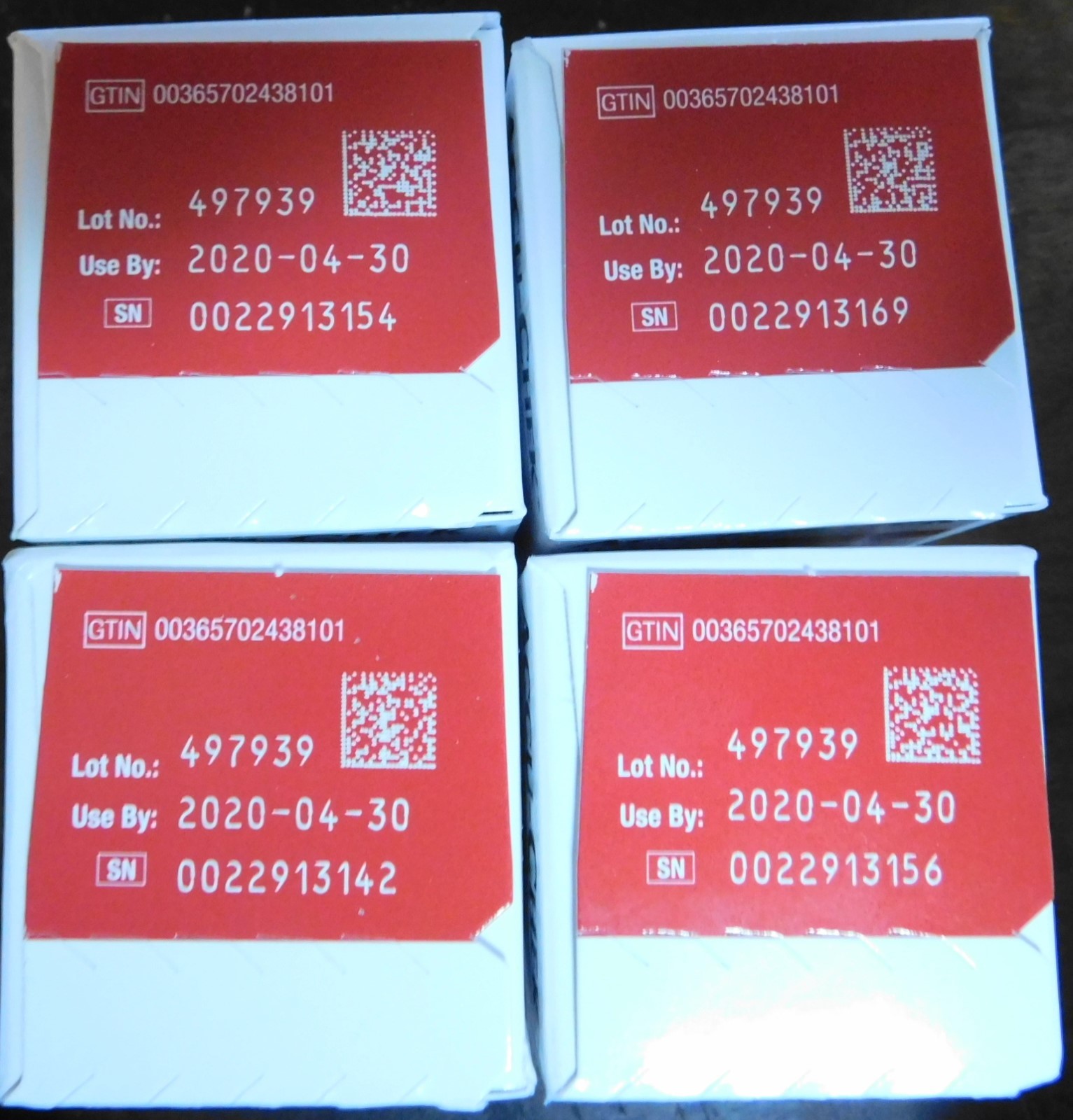 200 Accu-Chek Aviva Plus test strips, (4 boxes of 50)  Exp 4/31/2020, sealed