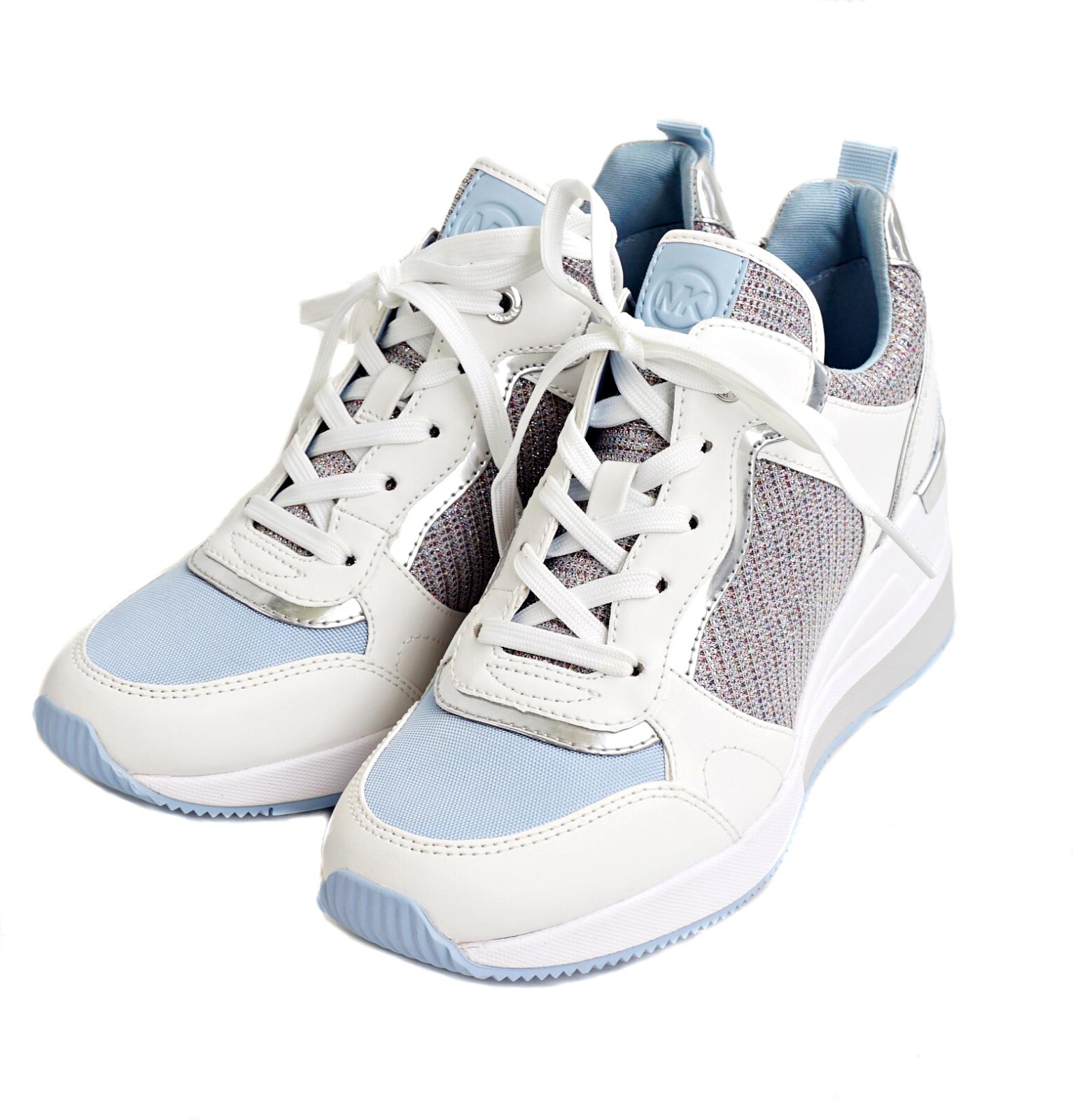 

Michael Kors Chaussures Корзины Crista Paillettes Chaîne Maille Arc Gr.39 Neuf