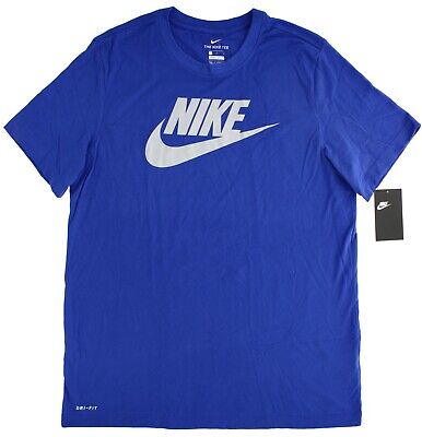 Nike Men's Short-Sleeved T-Shirt DO8376, Dri-Fit Technology, Crew Neck T-Shirt