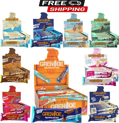 Grenade Carb Killa High Protein, Low Sugar Bar, Oreo White 12 x 60 g