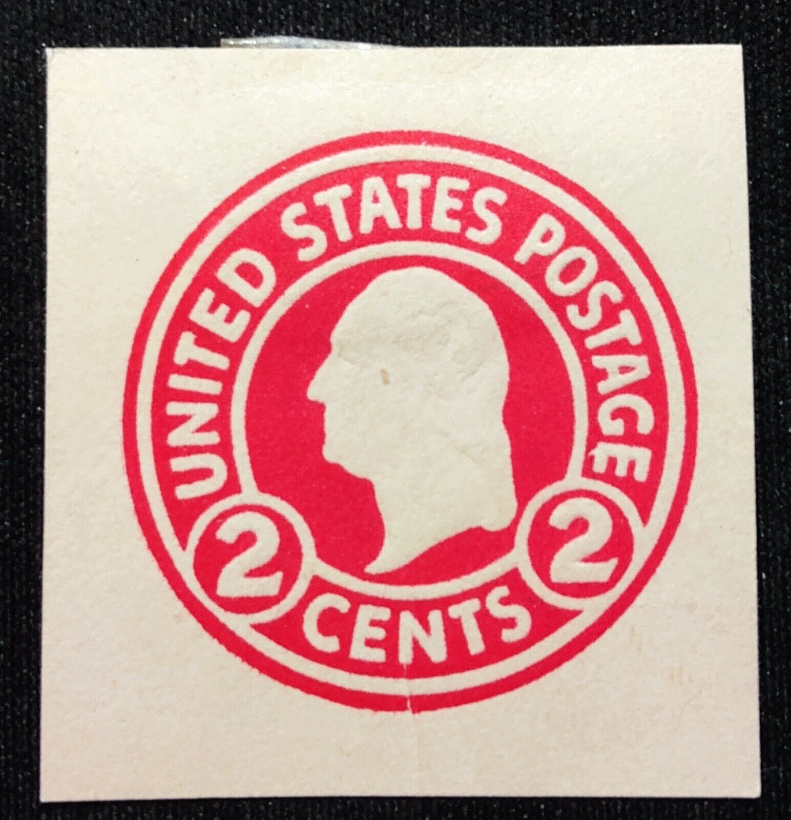 1916 US 🇺🇸 Embossed 2 Cent George Washington Stamp