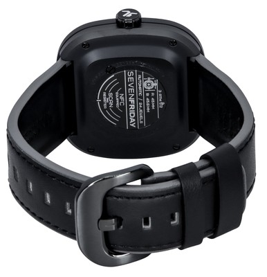 Pre-owned Sevenfriday T-series Black Dial Automatic Casual Men's Watch Sf-t1-04