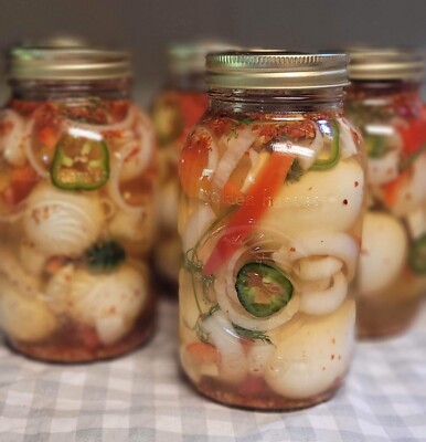 1 Quart of Farm Fresh Pickled Eggs.