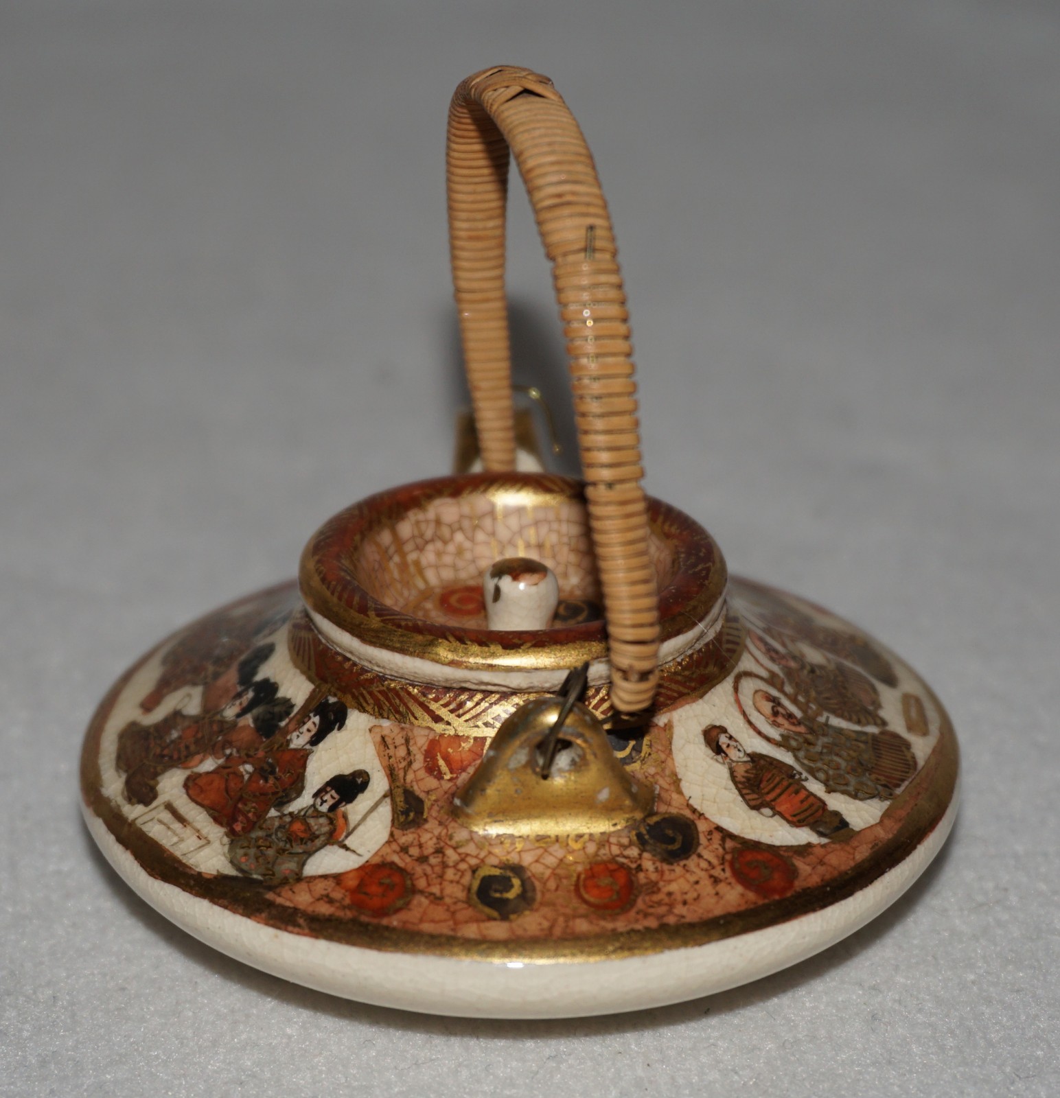 Antique Japanese Satsuma Miniature Teapot