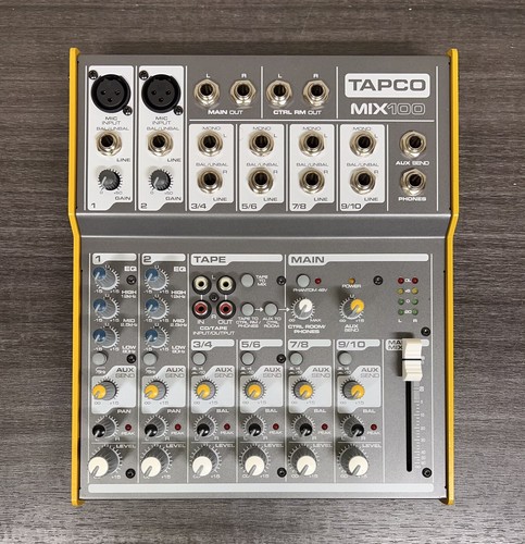 TAPCO MIX-120 アナログミキサー 12チャンネル Tapco Mix.120 Compact Mixer | Guitar Center