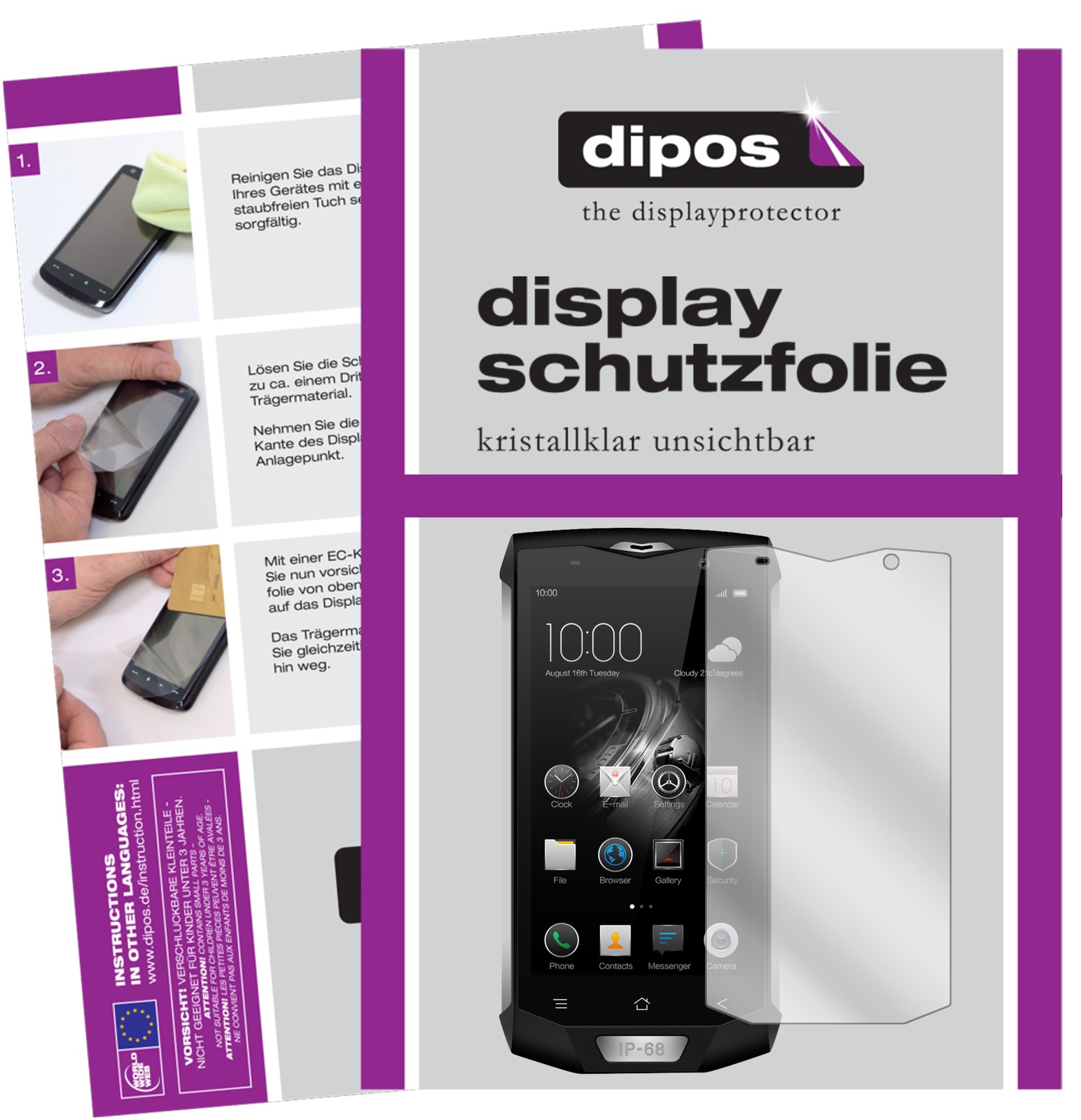 2x Pellicola Protettiva per Blackview Mega 2 12 Zoll