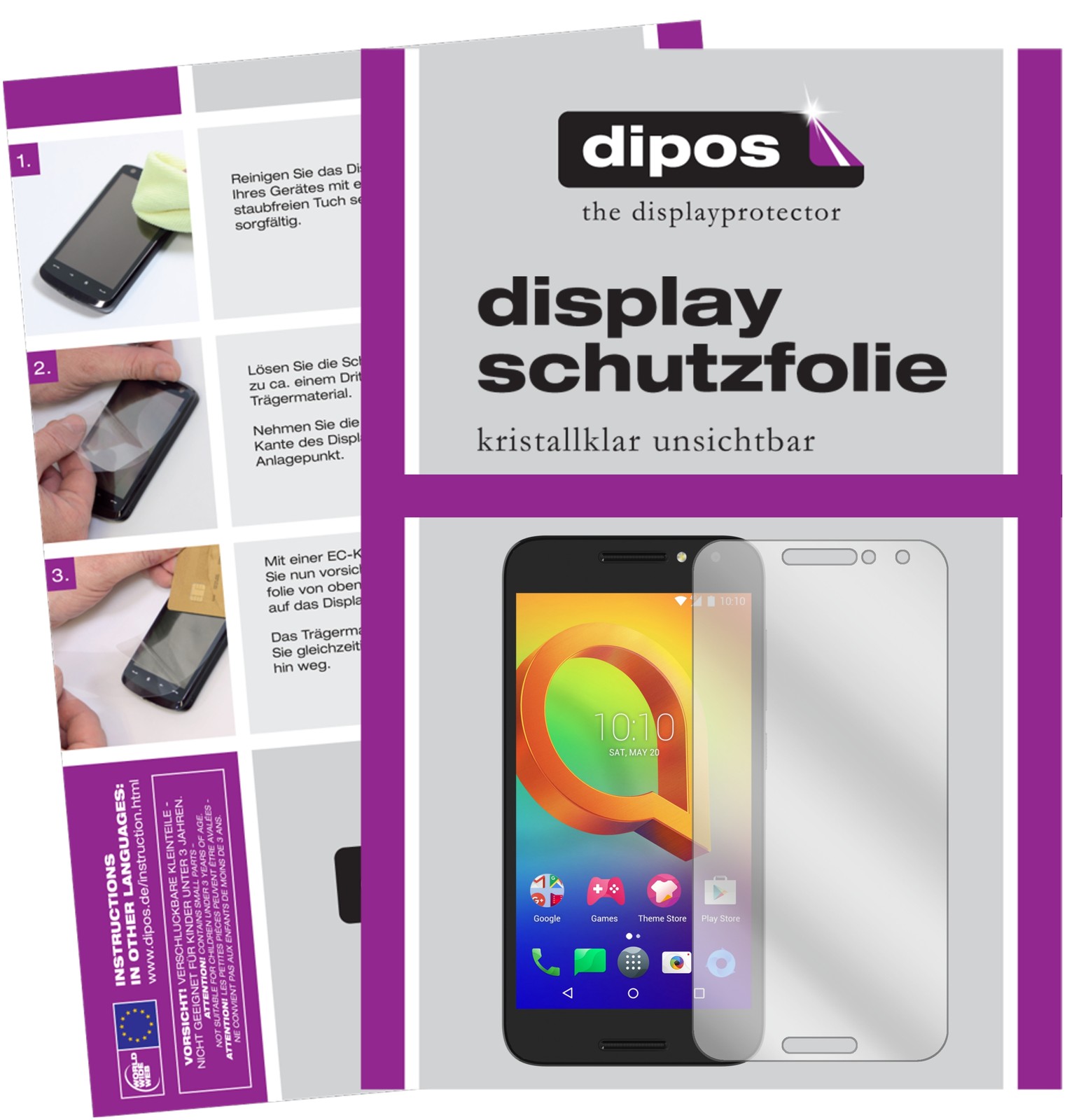 DIPOS - 6x Pellicola Protettiva Compatibile Con Nokia 6.2
