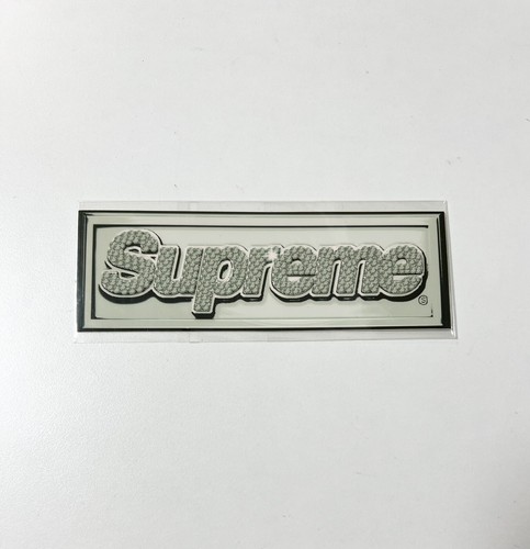 1999 Supreme Bling Box Logo Sticker Sliver | eBay