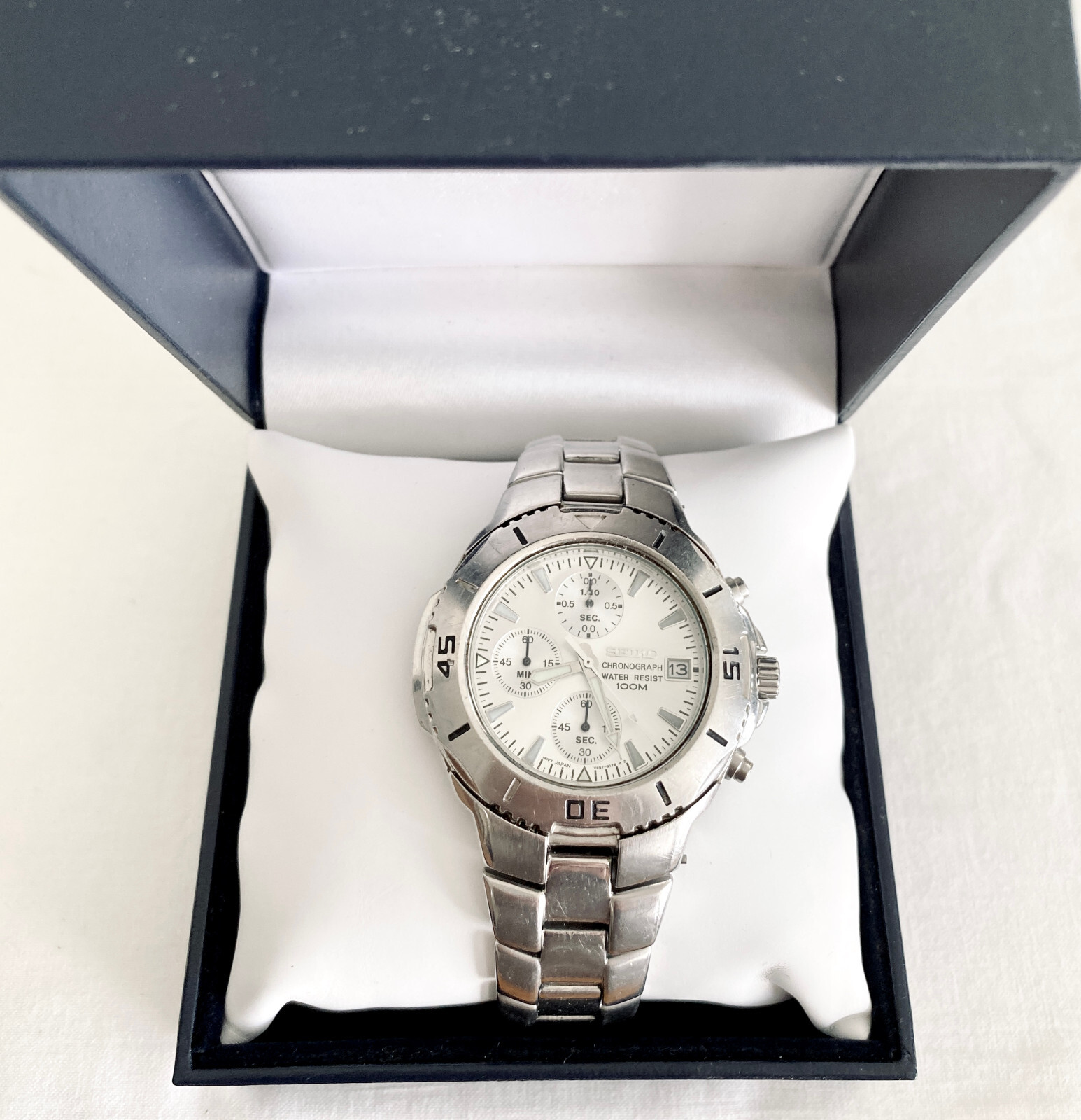 SEIKO セイコー WATER RESIST V657-8120 1255 seiko v657-8120 | eBay