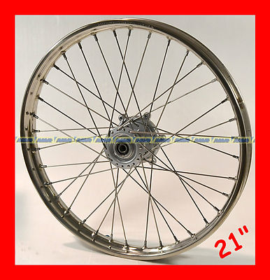 CERCHIO RUOTA ANTERIORE COMPLETO CROMATO 1.60 X 21 36F APRILIA RX MX 50  8208420