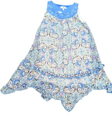 Disney D-Signed Dress Girls M 10/12 Alice in Wonderland Sundress Rhinestones 