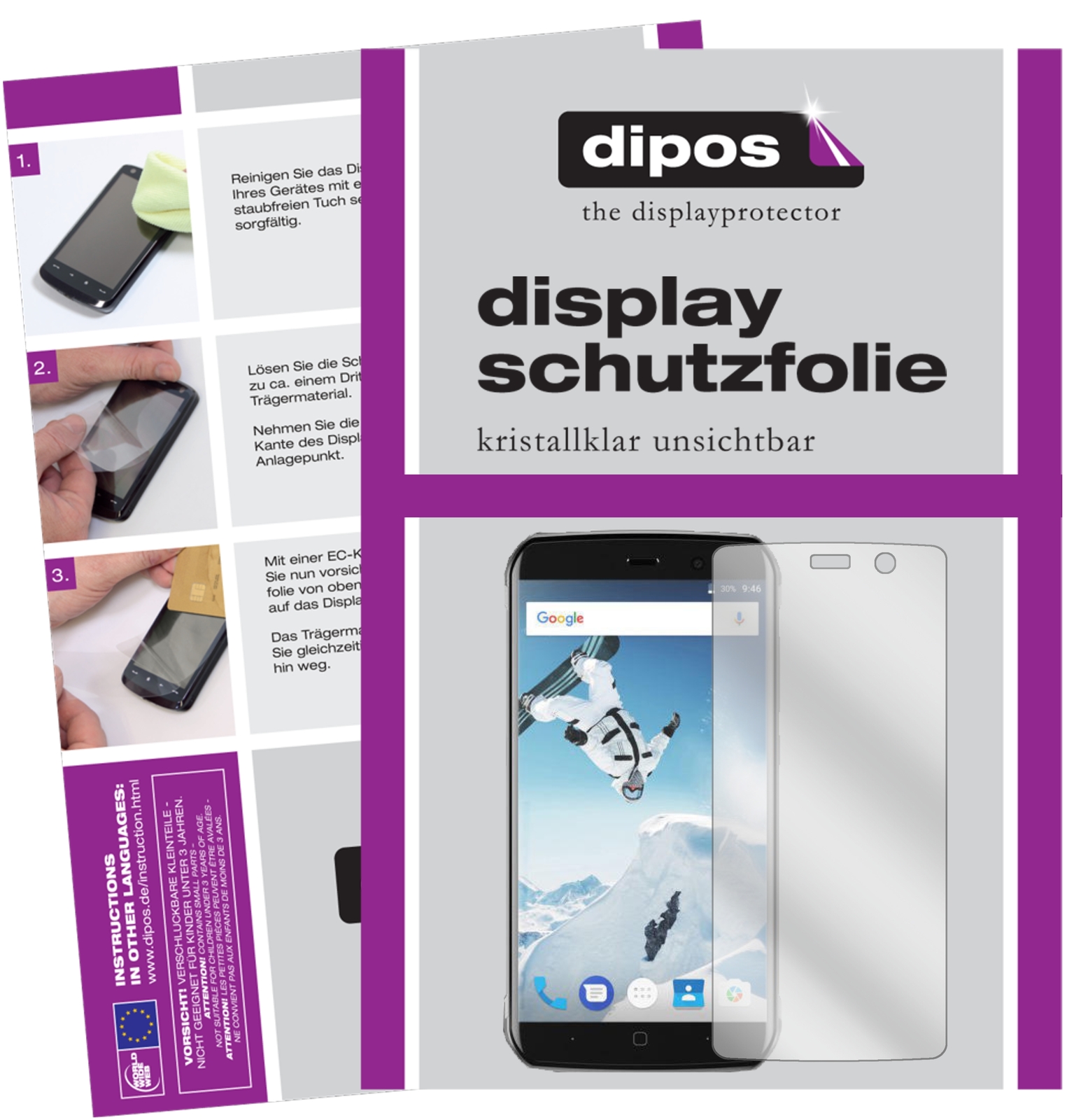 dipos I 6X Pellicola Protettiva Compatibile con Vernee X