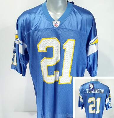 LaDainian Tomlinson San Diego Chargers #21 Mens XL Reebok On Field Jersey New