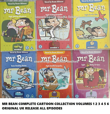 MR BEAN ANIMATED CARTOON COMPLETE SERIES VOLUME 1 2 3 4 5 6