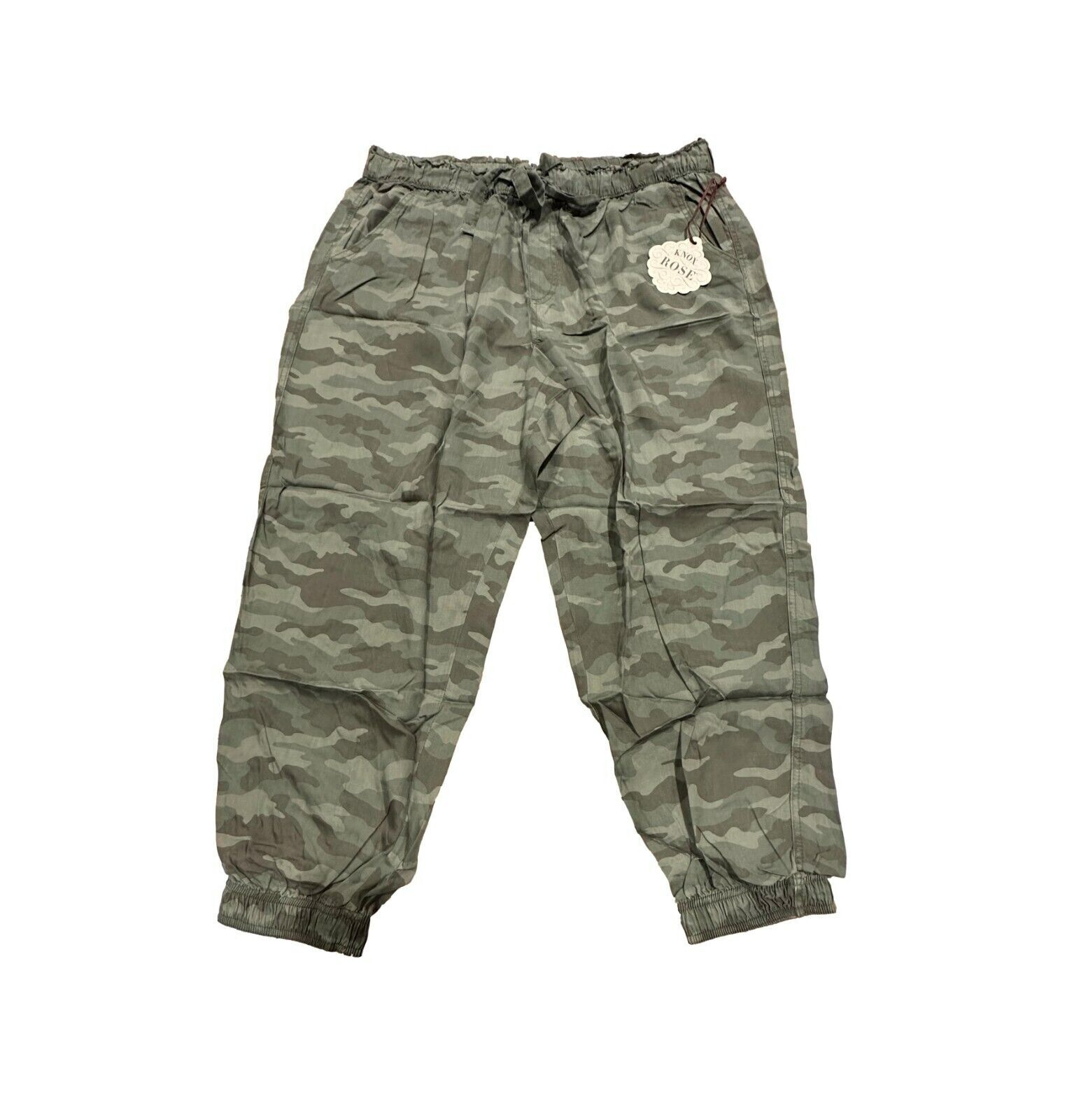 Women's Plus Size Mid-Rise Jogger Pants - Knox Rose Green