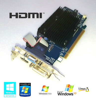 Dell Optiplex SFF 360 380 740 755 760 780 790 960 980  HDMI Video Graphics Card