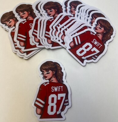 Taylor Swift 87 Travis Kelce Kansas City Chiefs 3in Iron On Patch NEW DESIGN
