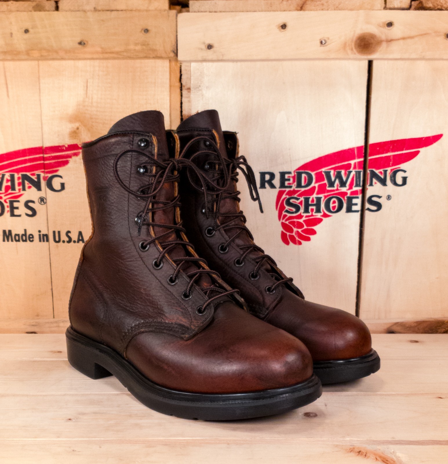 Red Wing 948 ComfortForce Boots Size 7 Wide (Soft Toe) (USA