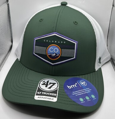 '47 Brand Men's Colorado Rockies MLB Burgess City Connect Trucker Hat - OSFA