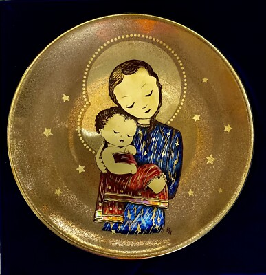 Berta Hummel plate'' Tranquility'' Collectable Plate by Schmid The Creative Hand