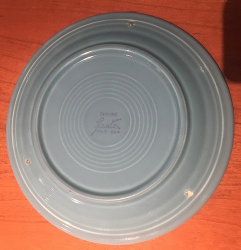 Fiestaware, Vintage, Compartment Plate, Divided, Grill, Fiesta, Turquoise blue